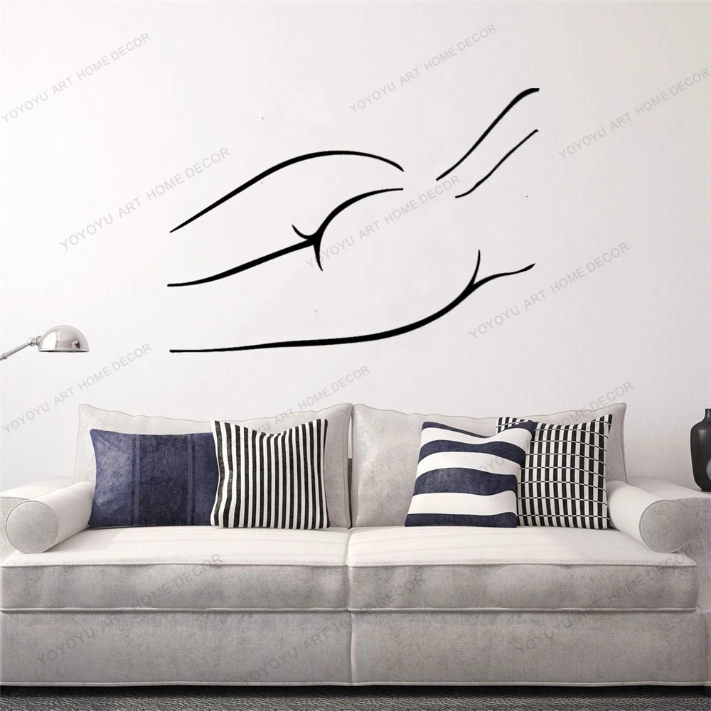 

Абстрактная виниловая наклейка на стену для женщин и женщин, наклейки для украшения спальни, гостиной, наклейка для украшения стен CX993