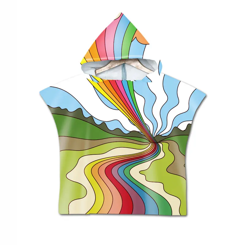 Красочное банное полотенце для маленьких мальчиков Ультра-мягкий детский плащ с