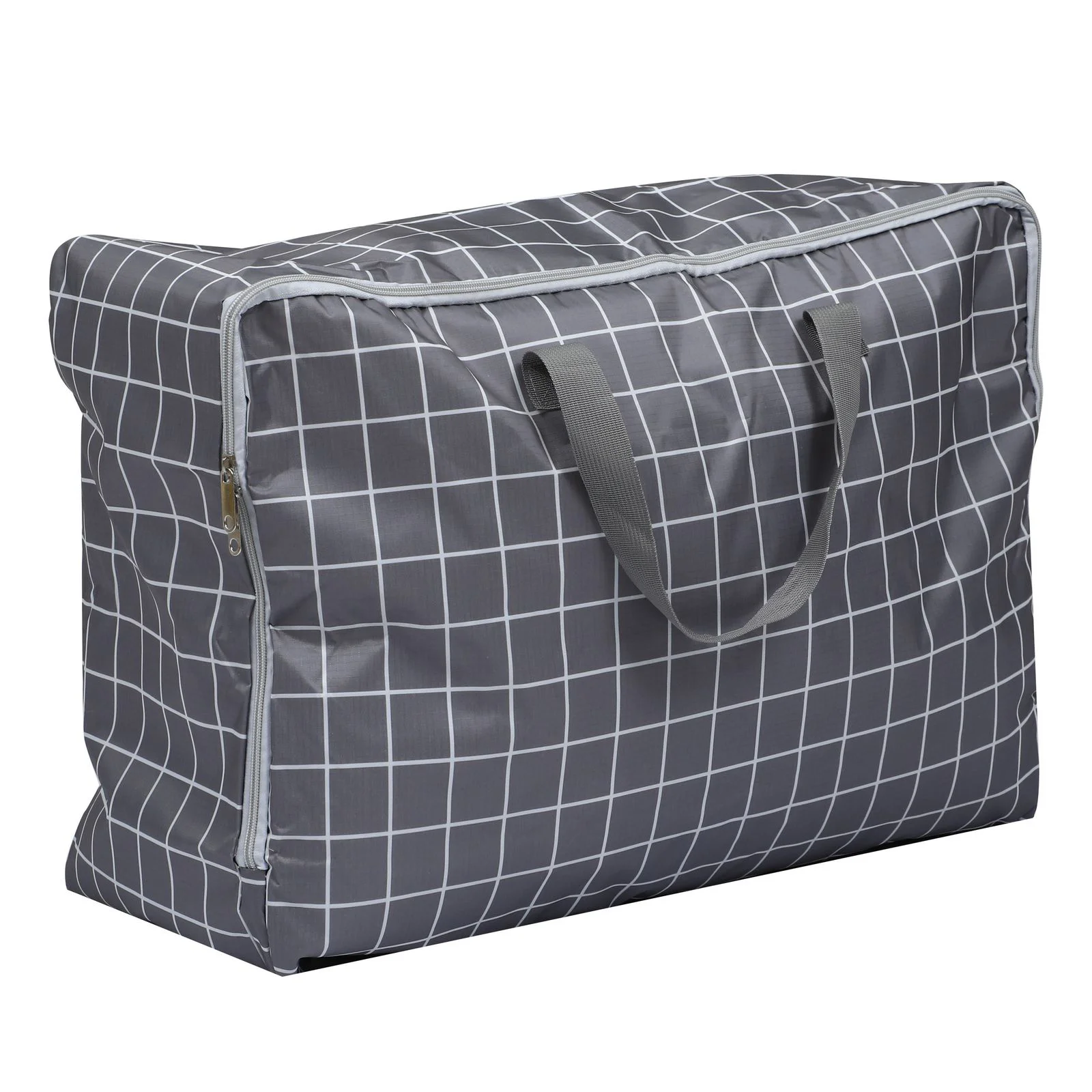 

1 Pc Oxford Cloth Quilt Storage Bag Moistureproof Zipper Quilt Organizer