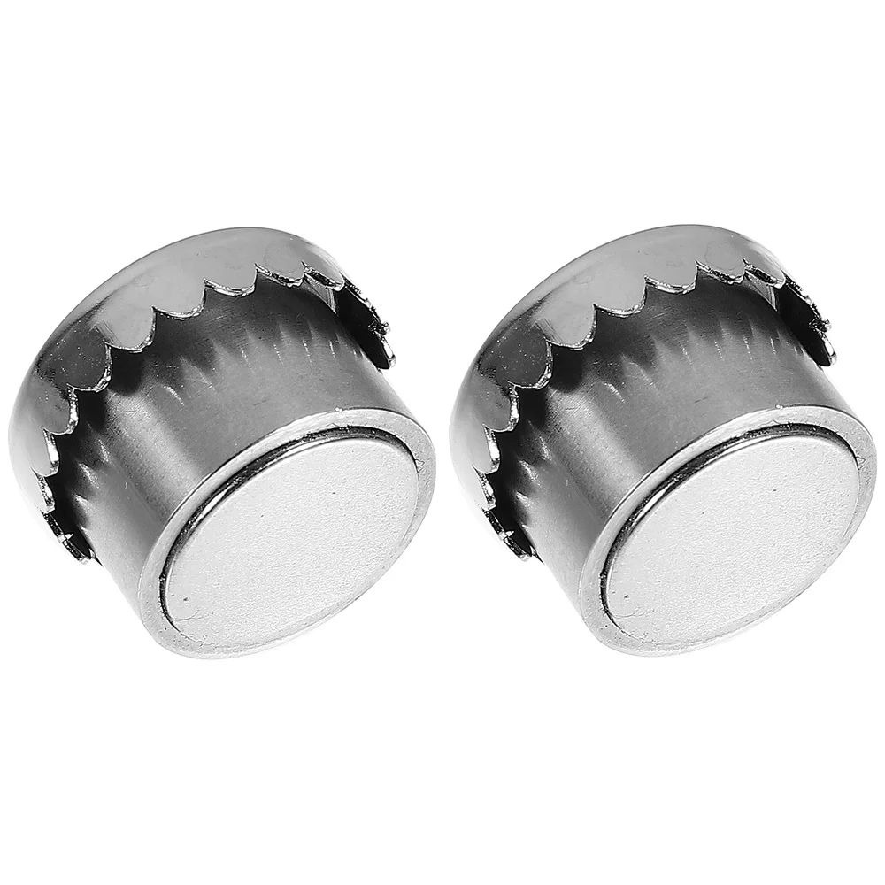 

2Pcs Bathroom Magnetic Soap Holder Stainless Steel Soap Drain Rack Silver