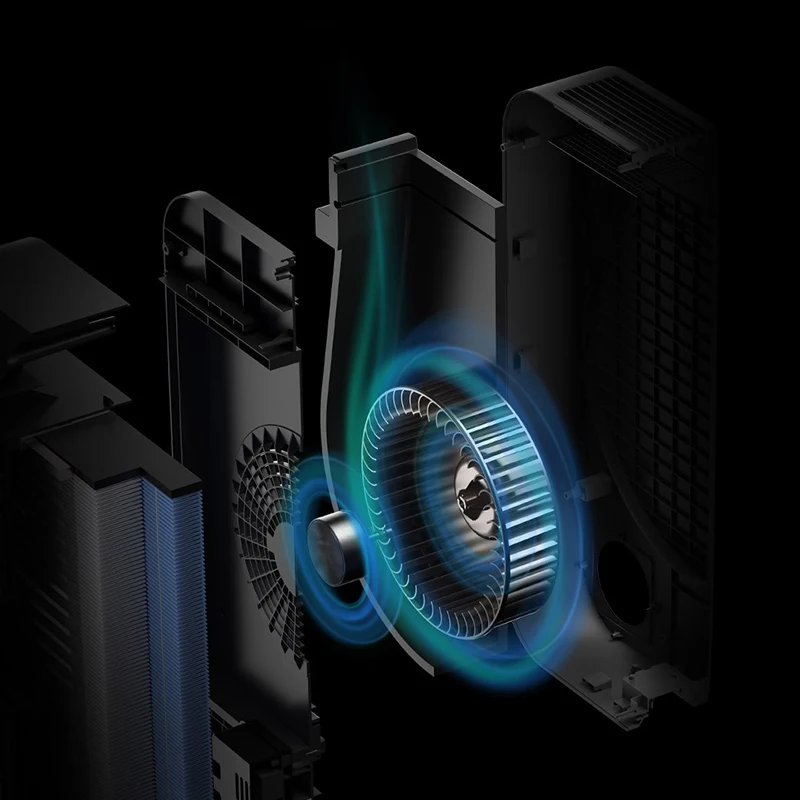 

Quiet wall mounted fresh air purifier, intelligent control, oxygen supply, cleaning, air purification