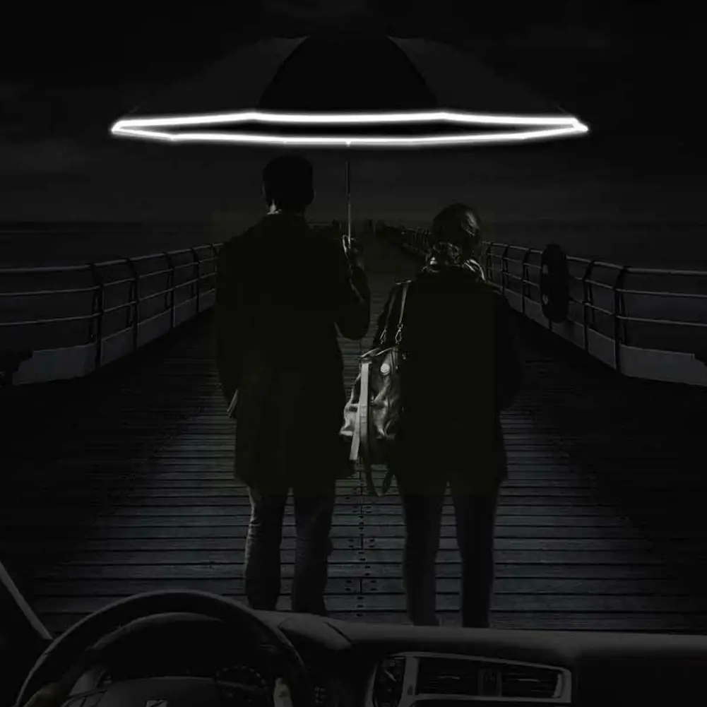 Светоотражающий автоматический зонт с автоматическим открыванием и закрытием