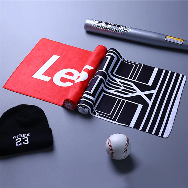 Спортивное Полотенце из микрофибры для фитнеса банное полотенце с напечатанным