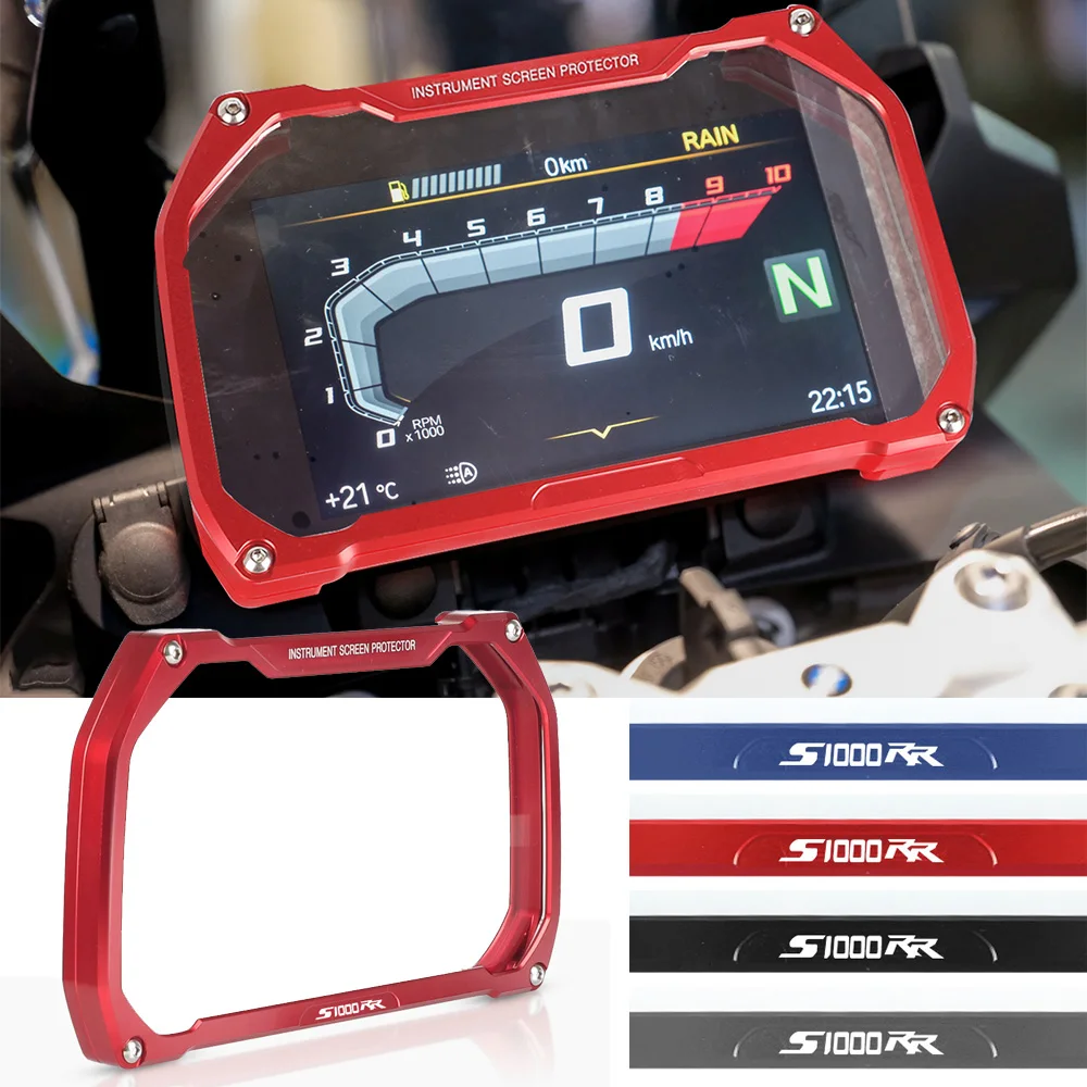 

For BMW S1000RR S1000XR S 1000 S1000 RR S1000 XR 2020 2021 Motorcycle Glare Shield Meter Frame Screen Instrument Protector Cover