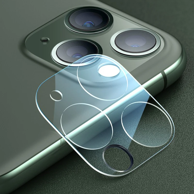 

For iPhone 12 Pro Max 12 Mini 3D Full Cover Tempered Glass Screen Film Camera Lens Protector Case