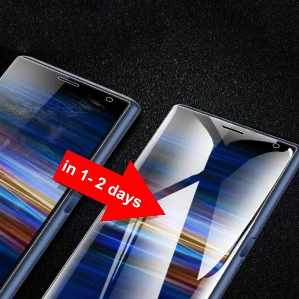 Защитная пленка для экрана Гидрогелевая Sony Xperia 1 10 10Plus XA1 Ultra XZ1 Compact XA2 полное