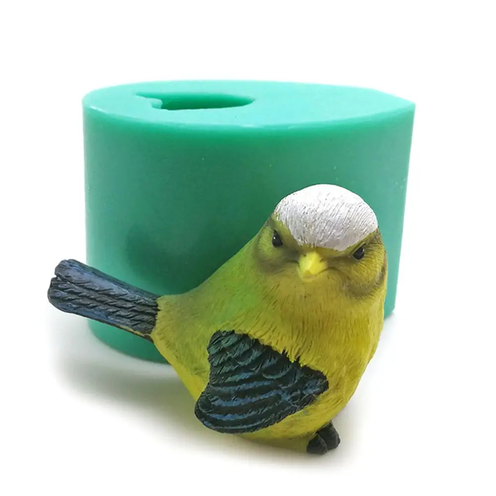DIY силиконовая искусственная форма для украшения торта 3D мыла Cuckoo скульптура в