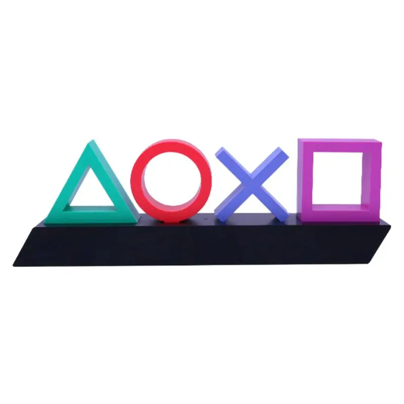 Игровой значок Playstation Sign с голосовым управлением светильник акриловая неоновая