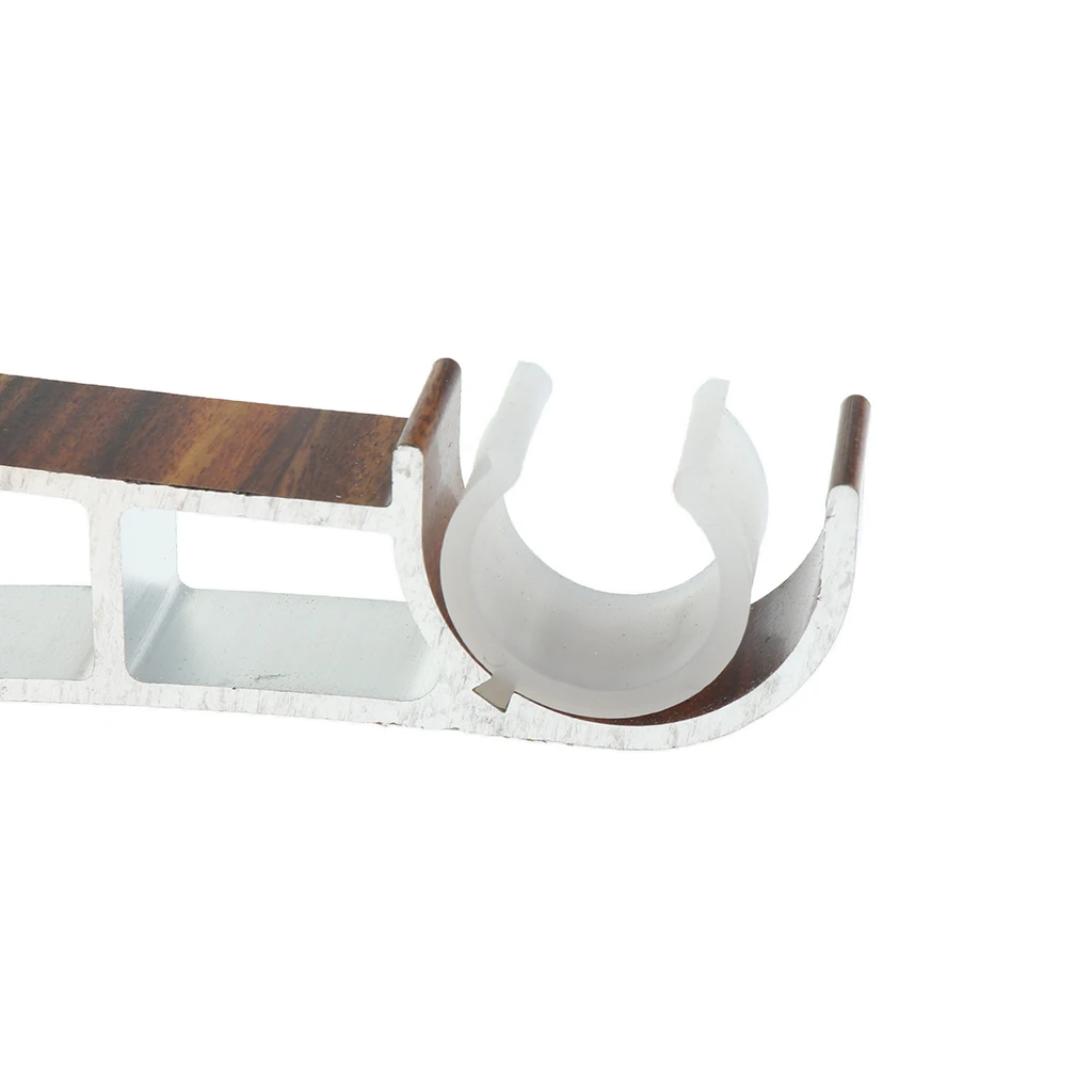 2 шт./1 пара кронштейн из алюминиевого сплава для двойной оконной занавески