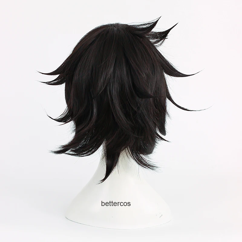 Восхода щит Hero наофуми иватани Косплэй парик короткие черные термостойкие