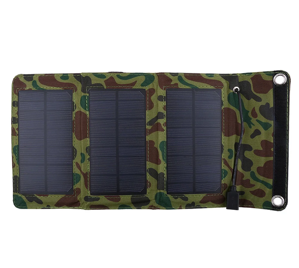 Внешний 5 Вт в USB порт панели солнечных батарей складная Складная