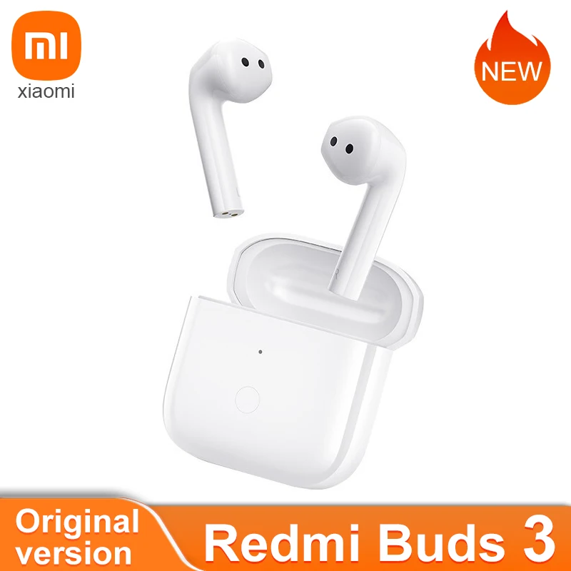 

Новинка 2021, наушники Xiaomi Redmi Buds 3, Bluetooth, TWS, беспроводные наушники 5,2, наушники с шумоподавлением, IP54, водонепроницаемые наушники