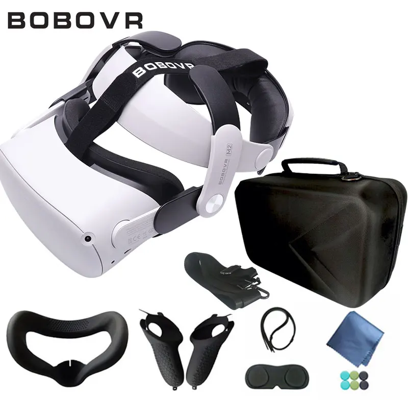 Регулируемый галогенный ремень BOBOVR M2 для Oculus Quest 2 удобный ремешок с дисперсией
