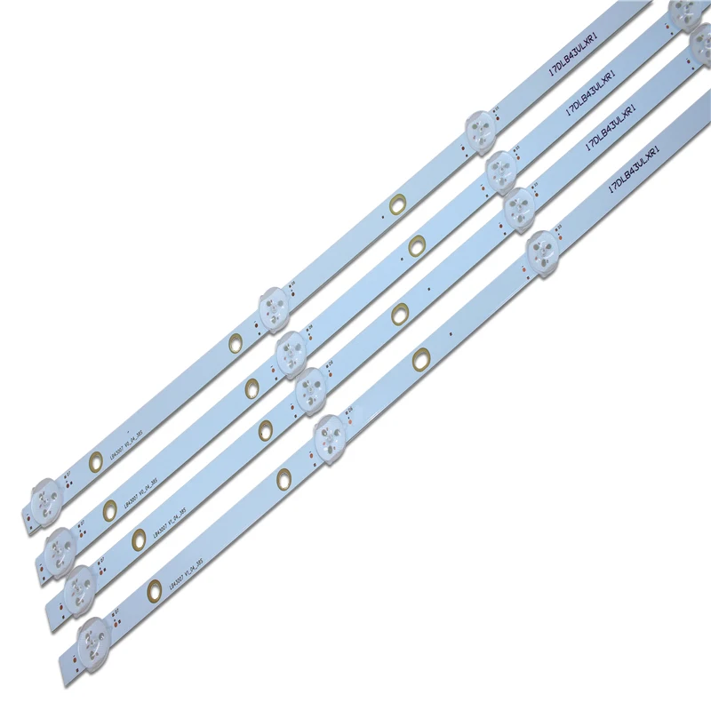 Новые 8 шт./компл. 7 светодиодный 805 мм подсветка полосы для Vestel 17DB43H P43d300 LB43007 17DLB43VLXR1