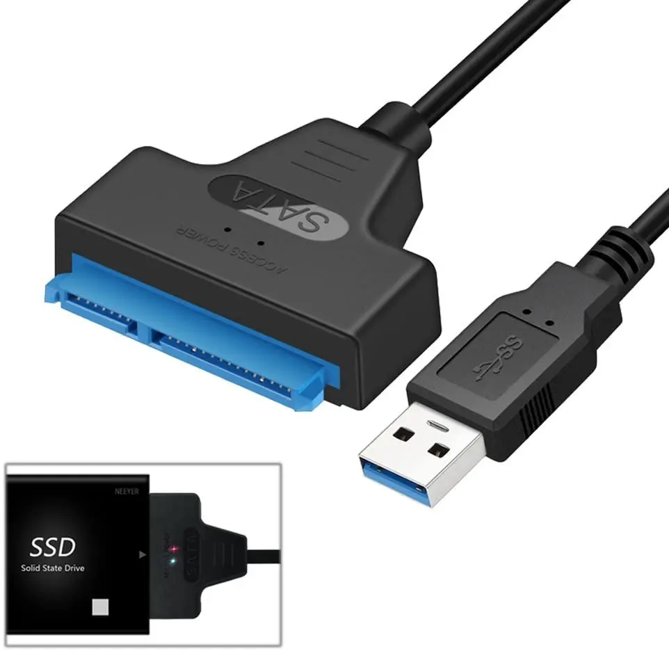 5 Гбит/с USB 3 0 на SATA III внешний 2 &quotконвертер жесткого диска накопитель кабель с