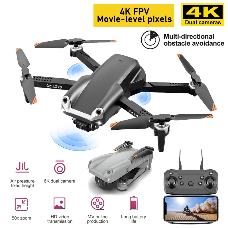 

Мини-Квадрокоптер Z608 с HD-камерой 4K, Wi-Fi, FPV