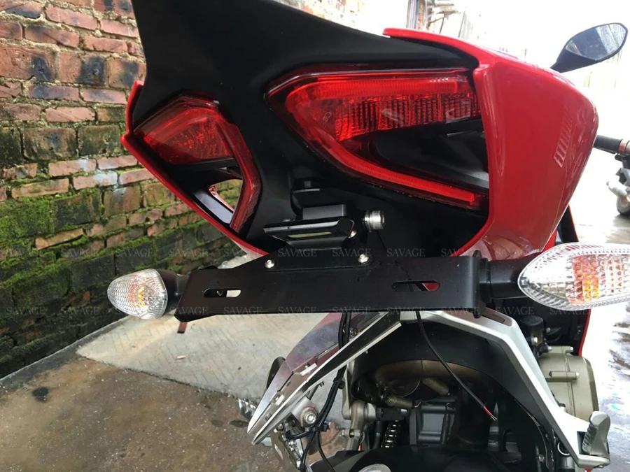 Держатель номерного знака светодиодный светильник для DUCATI 899 959 1199 1299 Panigale/S/R мотоцикл ХВОСТ Tidy Fender Eliminator