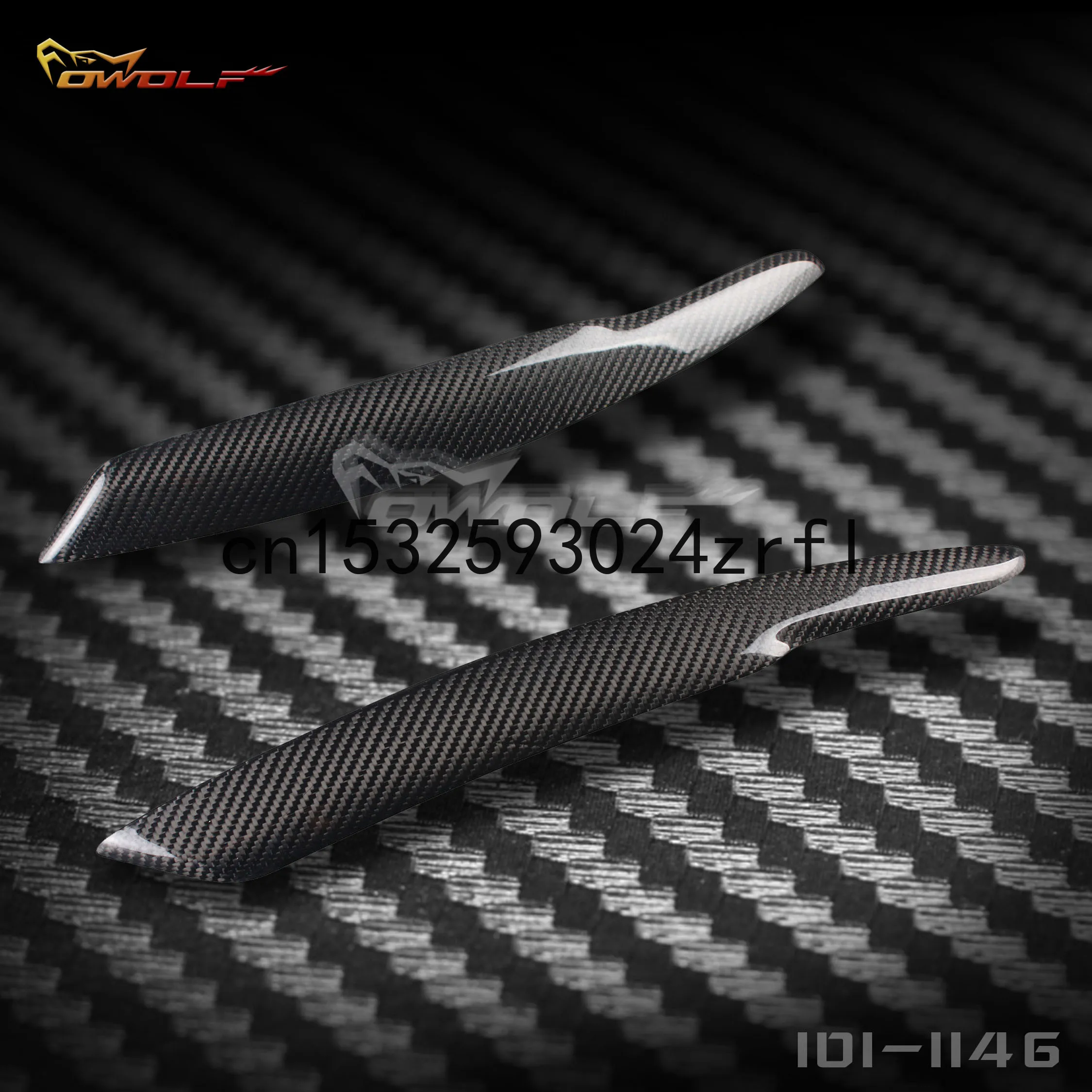 Для Volkswagen Passat B6 3C 2005-10 лампа из углеродного волокна аксессуары для бровей 2 шт.