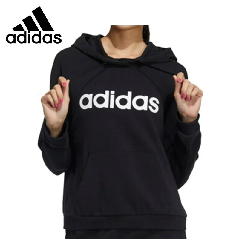 

Original New Arrival Adidas W CE LINEAR HDY Women's Pullover Hoodies Sportswear