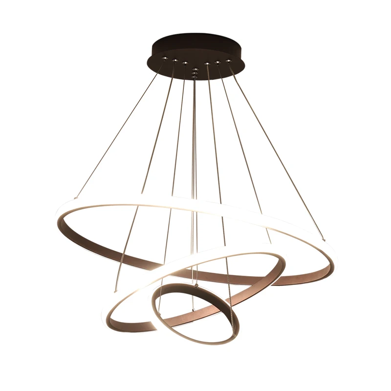 

Hot Hot Modern LED Pendant Lights for dinning room living room White/Black/Coffee Color lampadario moderno Lustre Pendant Lamp