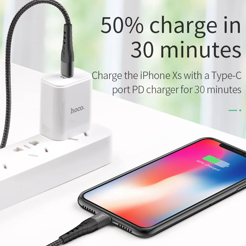 18 Вт Быстрая зарядка PD кабель usb type C для Lightning питания быстрая зарядка кабель для iPhone X/XS/XR/XS Max/8/Plus/iPad Pro