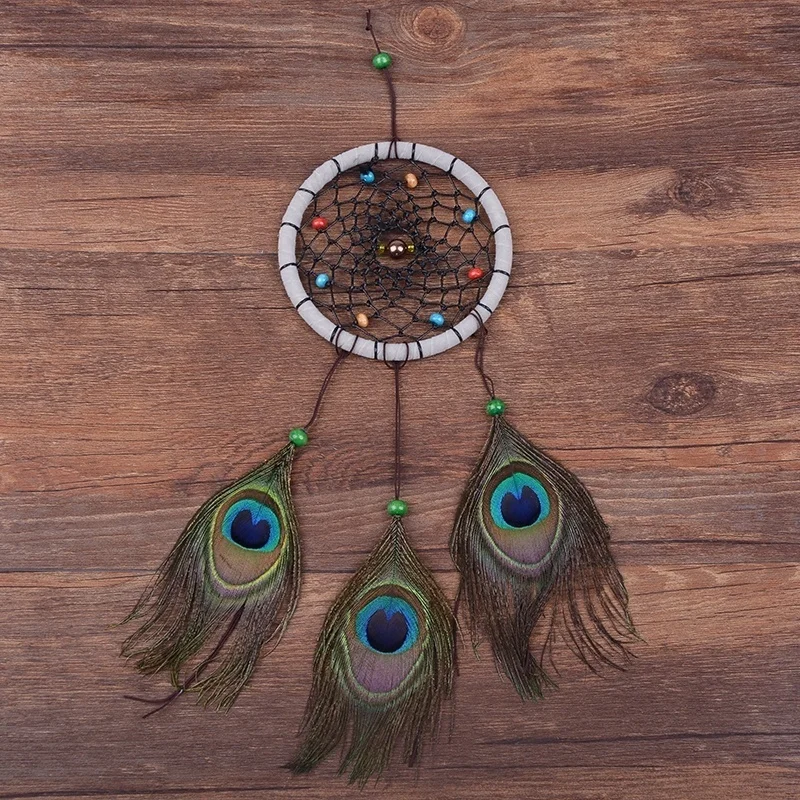 

Lovely Dream Feather Catcher Wall Hanging Craft Dreamcatcher Kids Bedroom Decoration Gift