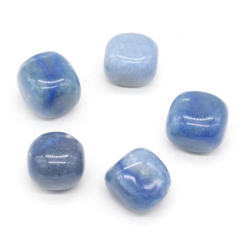 Синий авантюрин, натуральный камень для декора