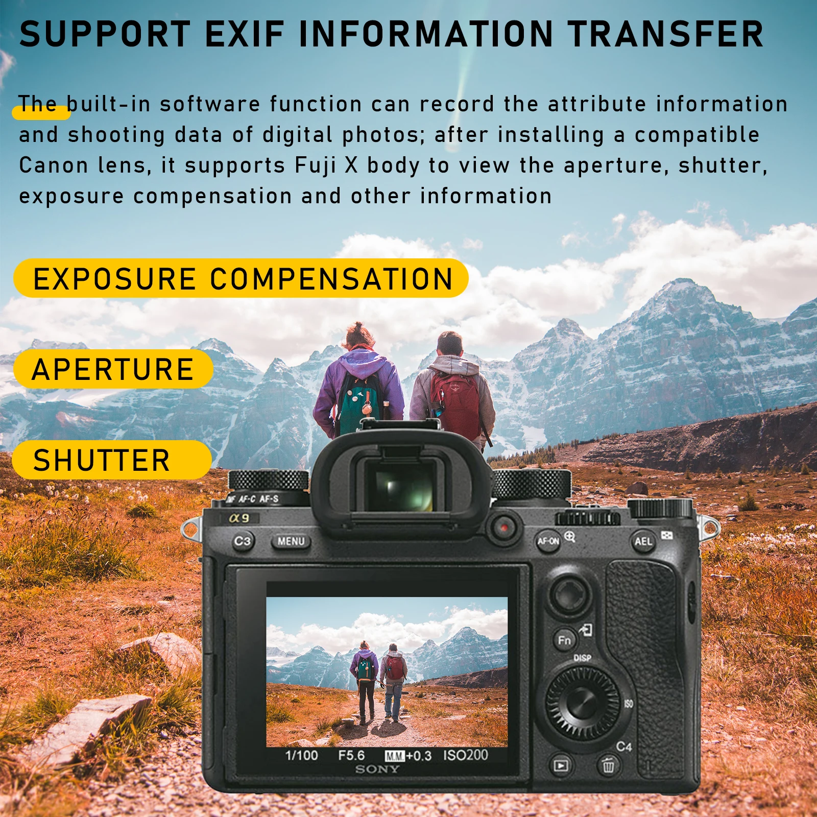 Фото VILTROX EF-FX1 кольцо-адаптер с автофокусом для объектива USM Canon EF/EF-S объектив ЖК-дисплея с подсветкой FujiFilm Fuji X Крепление X-T2 X-T10 X-A5 X-A10 X-PRO Камера №5
