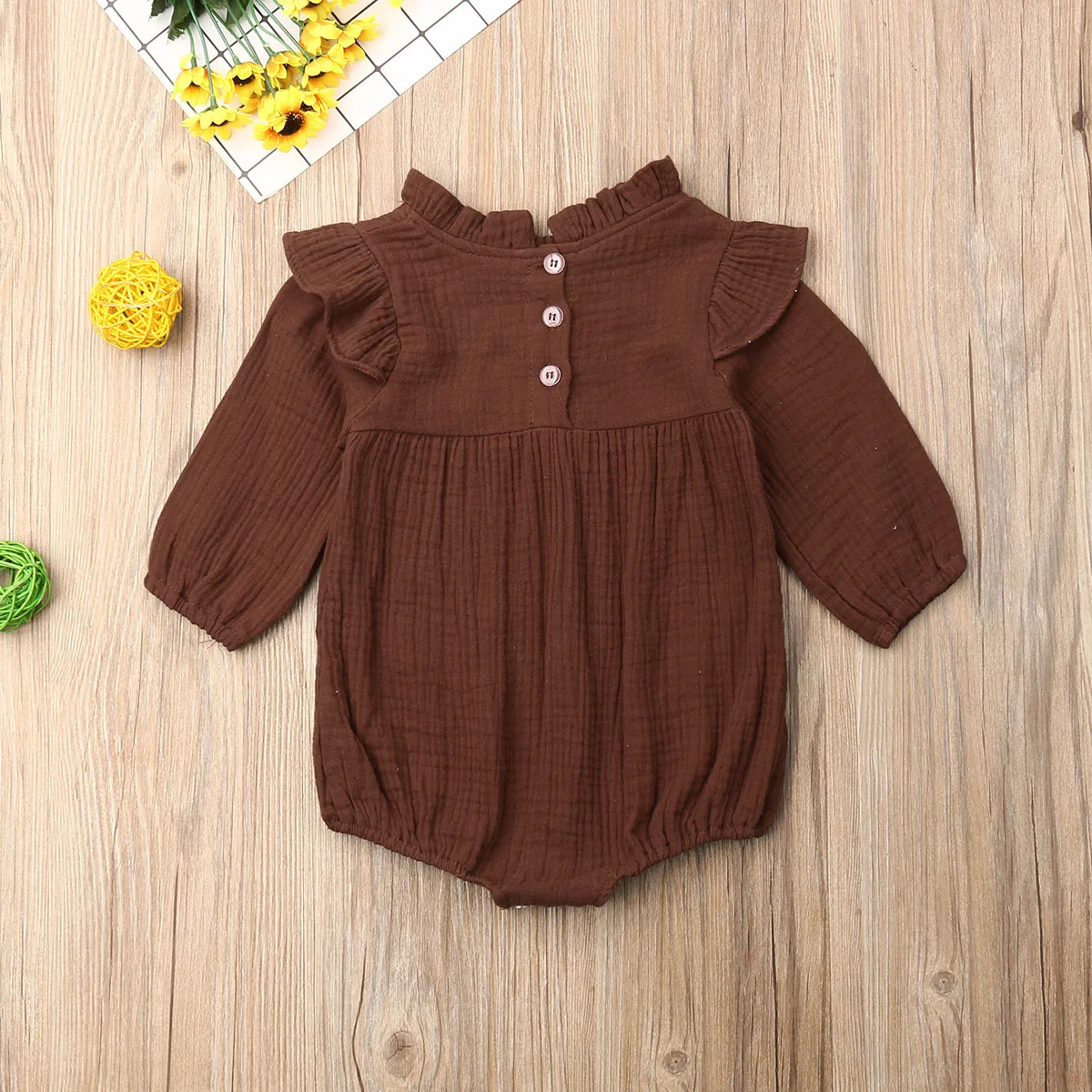 Коллекция года, весенне-осенняя одежда для малышей комбинезон с длинными рукавами для новорожденных мальчиков и девочек хлопковый комбинезон с вышитыми цветами