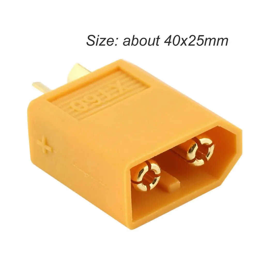 

10 Pairs XT60 Male + Female Plugs Bullet Connectors for RC Lipo Battery and Motor Drone Accessories Plug and Play