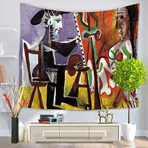 Картина маслом Гобелен Мандала Пикассо арлеквин домашний декор на