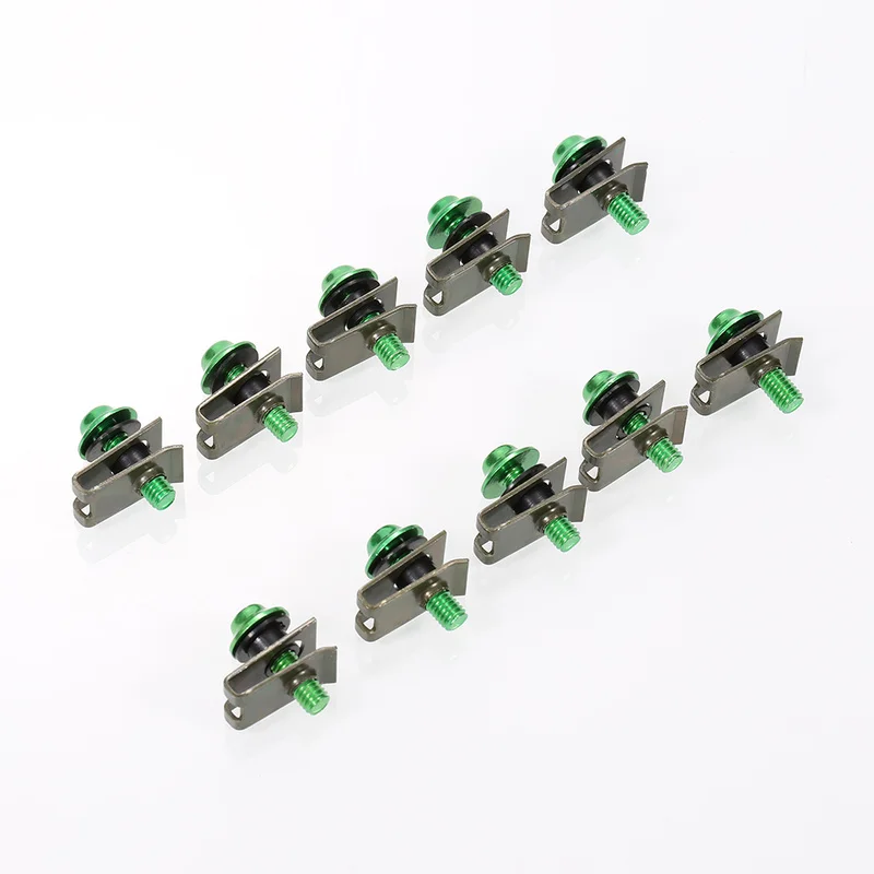 10 шт./компл. алюминиевые мотоциклетные M5 5 мм автомобильные Пружинные