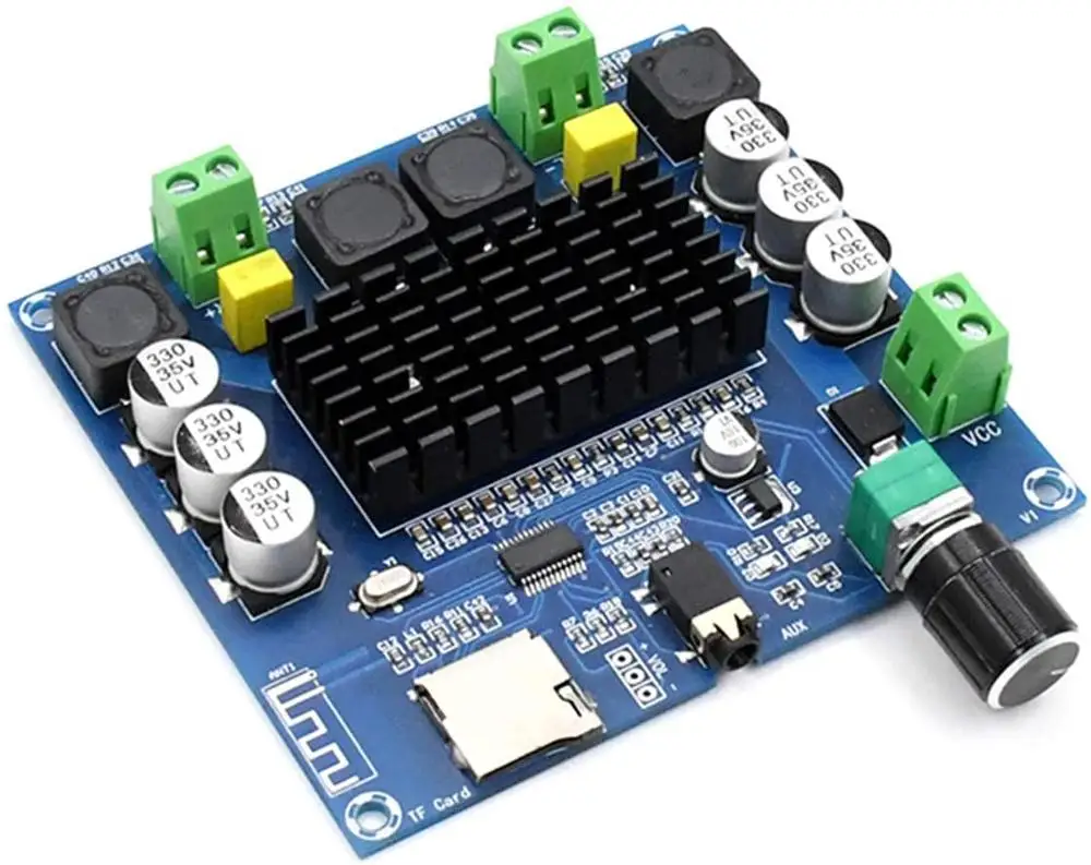 Цифровой Bluetooth Мощность Плата усилителя XH-A105 BT 5 0 цифровой усилитель доска 2X 100 Вт