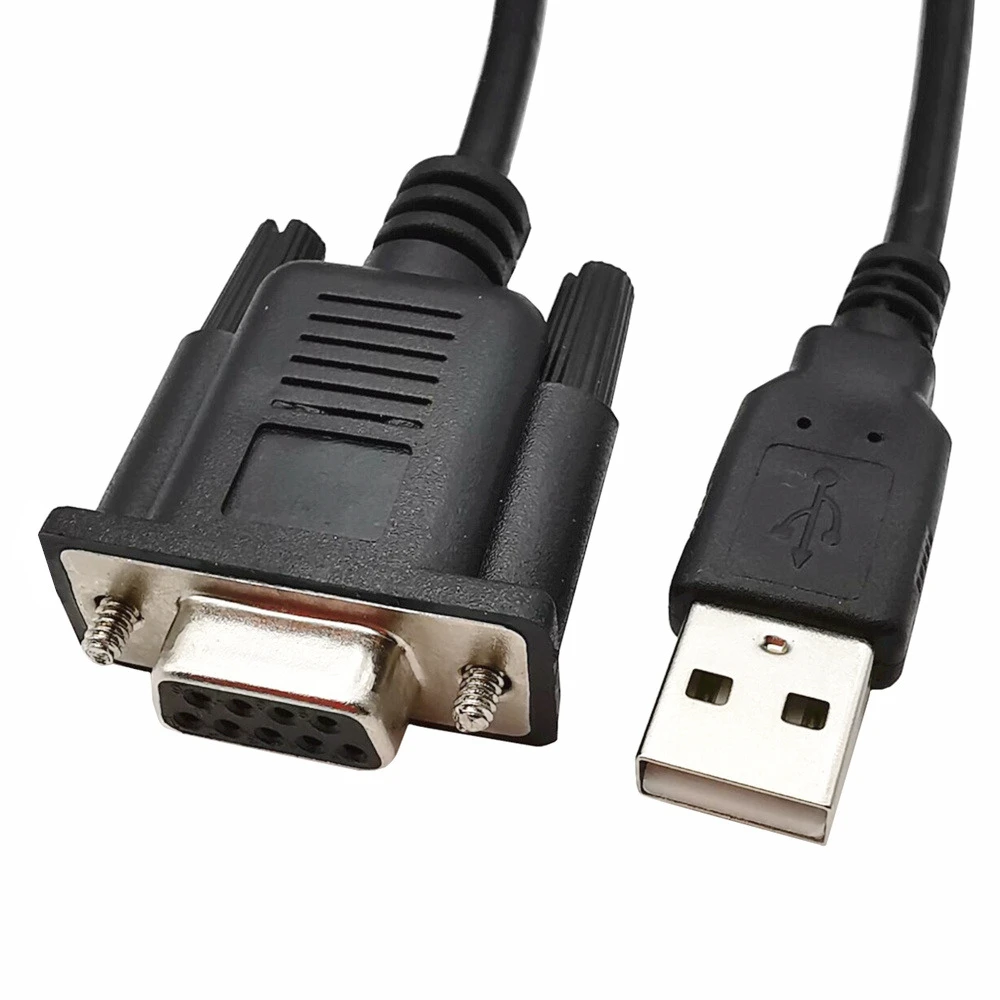 Кабель адаптер с USB 1 8 на разъем RS232 гнездо DB9 для кассового принтера этикеток