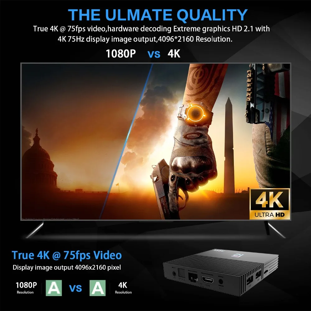 ТВ приставка A95XF2 4k 4G 32G 64GB смарт-приставка Voce управление Android 9,1 ТВ приставка 4K 3D 2,4G/5G WiFi X96 ТВ приставка android