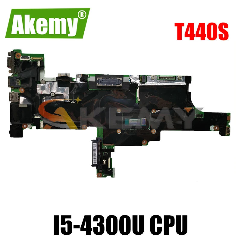 

Akemy для Lenovo THINKPAD T440S NM-A052 04X3901 04X3902 04X3903 04X3905 04X3906 материнская плата портативного компьютера с i5-4300U UMA 100% тестирование