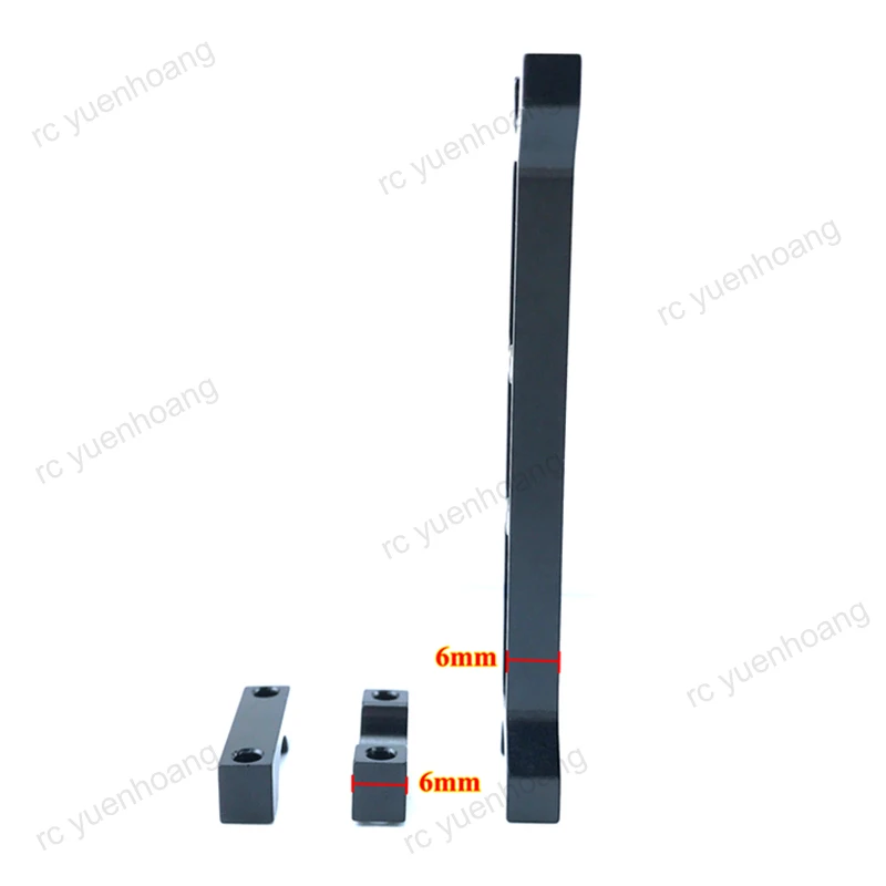 Columna de aluminio de 104mm de longitud, varilla de soporte cuadrada, pernos de sujeci&oacute;n DIY para RC, piezas de conexi&oacute;n de Dron UAV de varios ejes-3