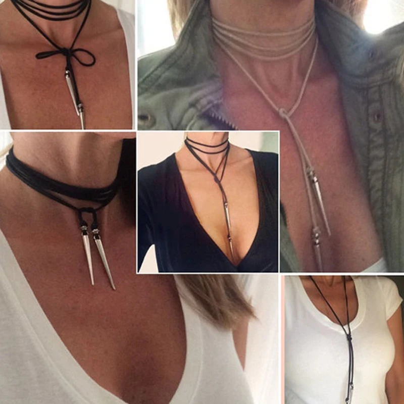 Хаки очаровательное бархатное ожерелье чокер готическое Дешевое длинное