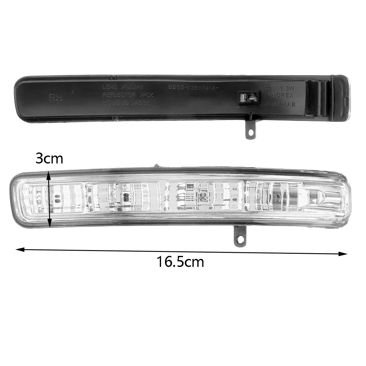 

Left/Right Rear Side Mirror Turn Signal Blinker Lamp for Ford Explorer 2011-2018 BB5Z13B375A BB5Z13B374A