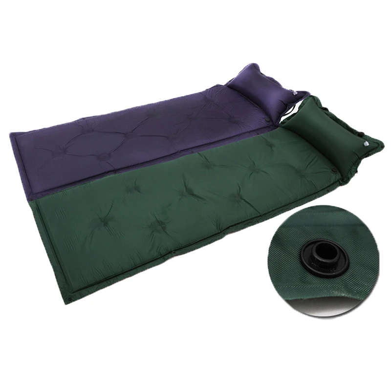 Наружный надувной коврик для кемпинга 1 2 человек Сверхлегкий матрас Воздушная