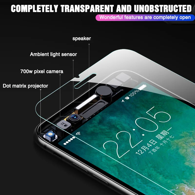 Защитное стекло на IPhone 4 4s 5s SE 5 5C 6 6s 7 8 plus XR X XS для Xs Max защита экрана из закаленного