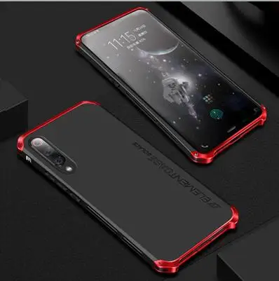 Black Red Металлический корпус для телефона Xiaomi mi 9SE тонкий жесткий чехол Alu mi nium Hybrid PC Shell для Xiaomi mi 9 SE Чехлы для Xiaomi mi 9 se - Цвет: Black Red