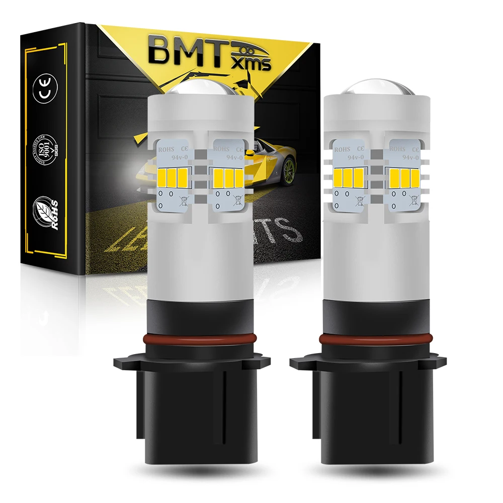Дневные ходовые огни BMTxms P13W LED Canbus 14-SMD SH24W PSX26W DRL без ошибок для Mazda CX-5 CX5 белый 6000K