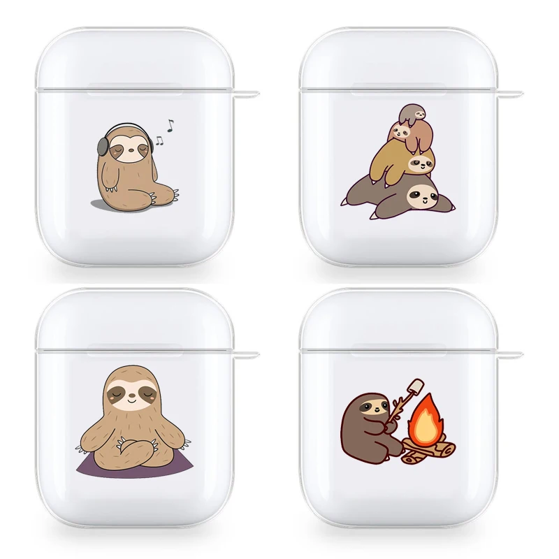 

Funny Cupcake sloth Yoga Soft TPU Case For Apple Airpods 3 2 1 Pro Protective Cases Bluetooth Wireless Earphone Cover