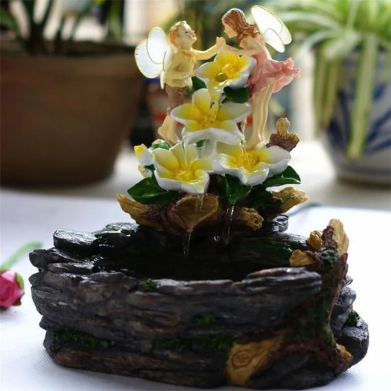 Полимерный парный ангел Европейская водная проекция домашнее украшение фэн шуй