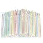600 шт. одноразовые соломинки, гибкие пластиковые соломинки, полосатые разноцветные радужные соломинки для питья, соломинки, аксессуары для бара 2021 #20
