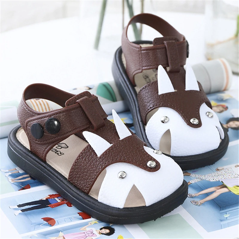 Легкие детские сандалии летняя прогулочная обувь дышащие уличные для мальчиков