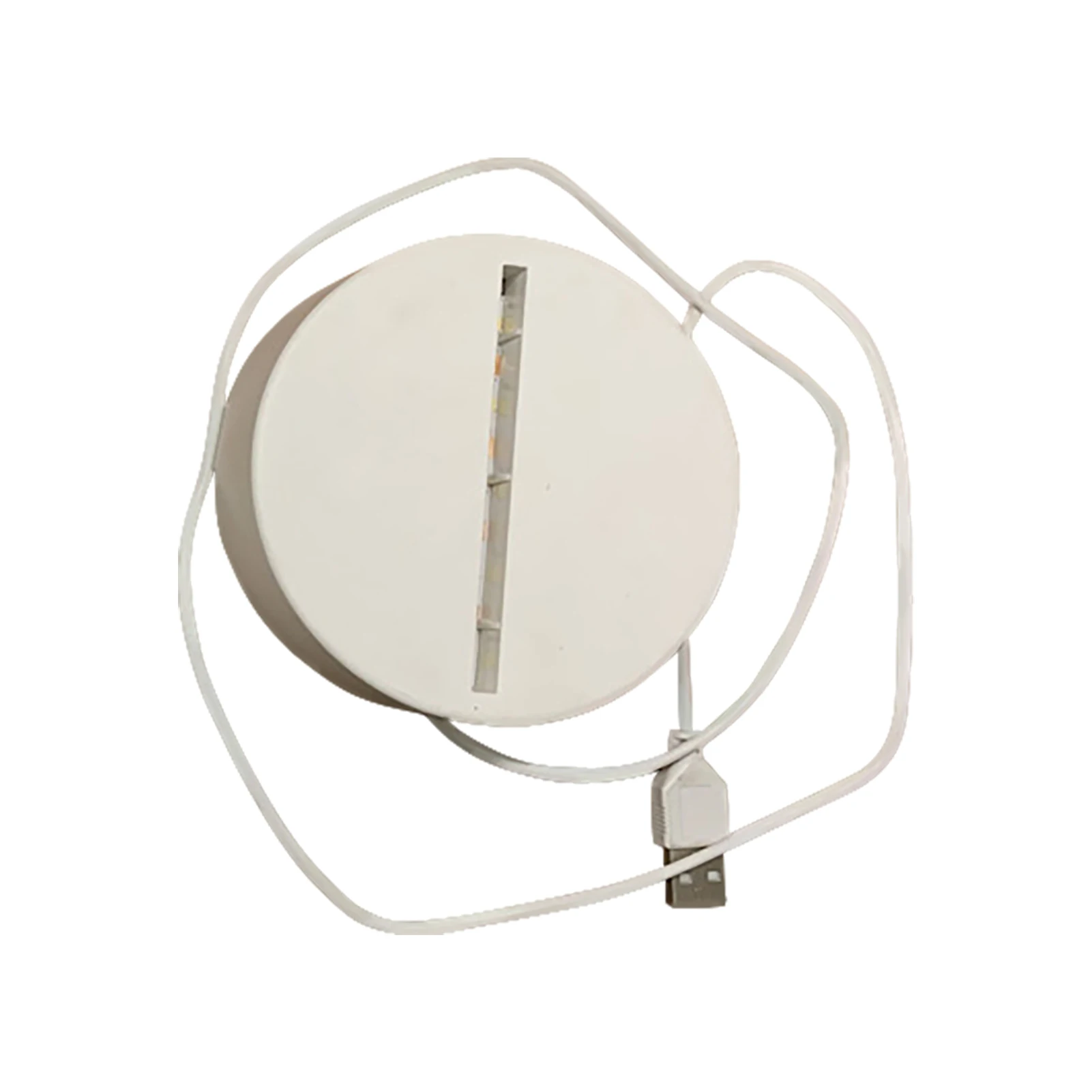 

Desktop For Crystal Ball Warm Color Art Touch Control Glass Bedside Resin Ornament Stand Jewelry Light Base Display USB Powered