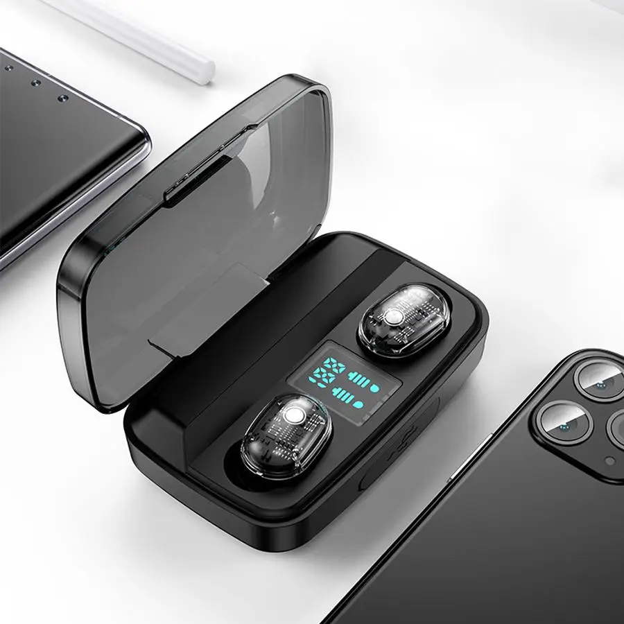 TWS наушники M13C с поддержкой Bluetooth 1800 и зарядным футляром|Наушники гарнитуры| |