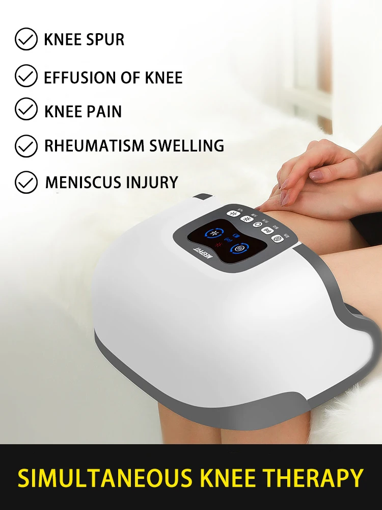 Массажер коленный 4d двойной с инфракрасным подогревом высокочастотный